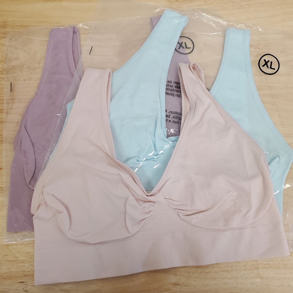 Rhonda Shear 3-Pack Ahh Bra, XL
